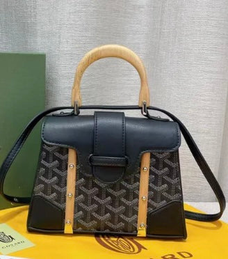 Goyard coated leather MM Saigon Bag with Brand box