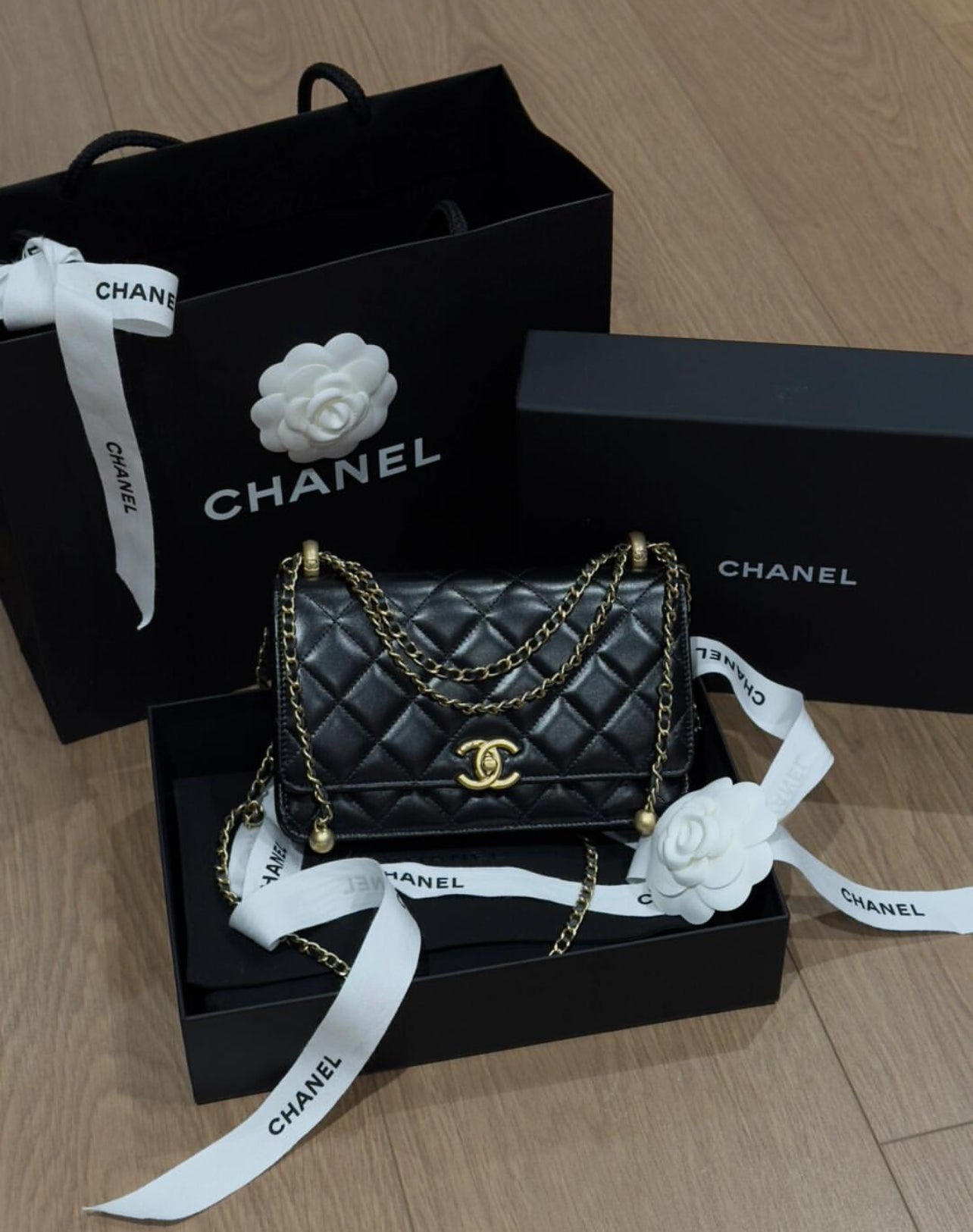 Chanel Flap Bag with Brand Box
