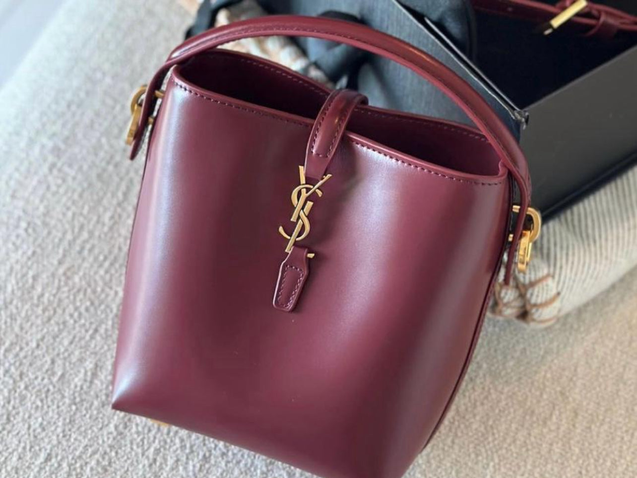 YSL Bucket Bag with Brand Box