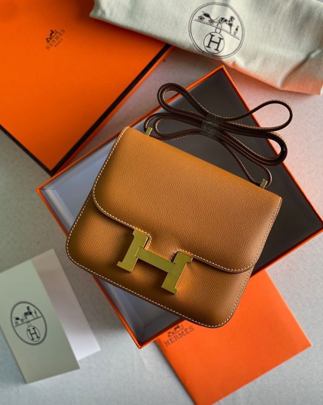 Hermes Constance with Brand Box