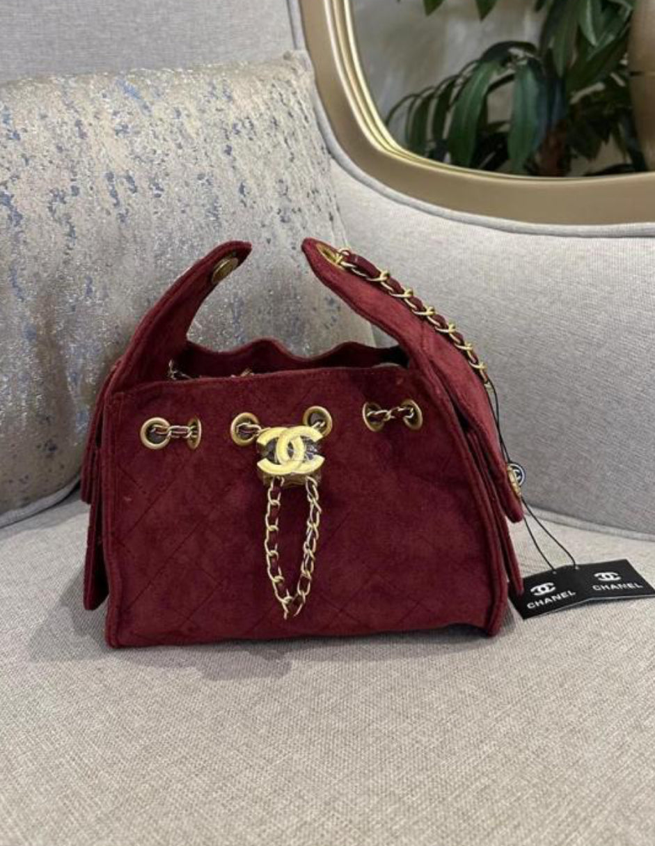 CHANEL 25 Hobo Small in Suede with Complete Packaging