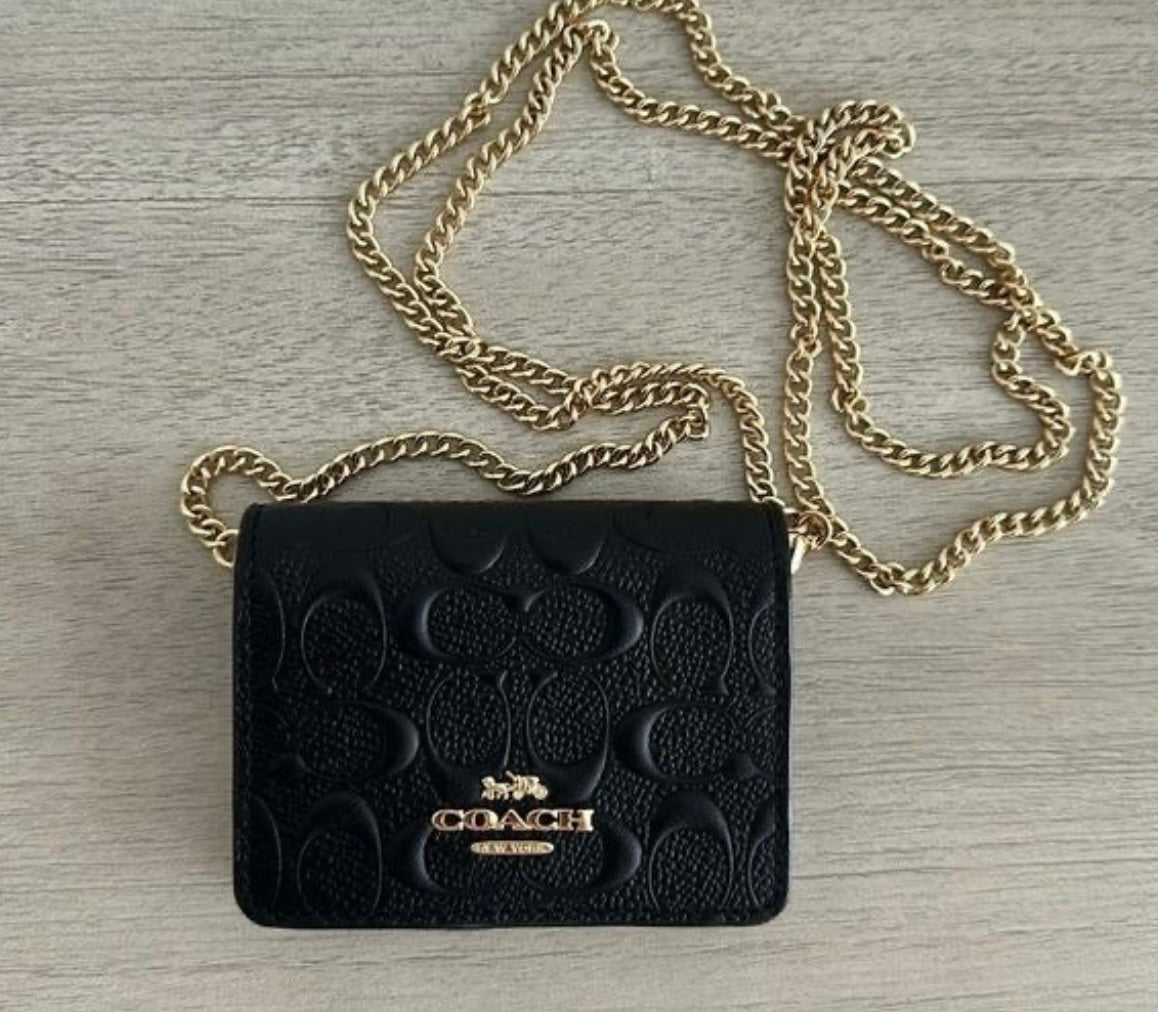 Coach Wallet with chain