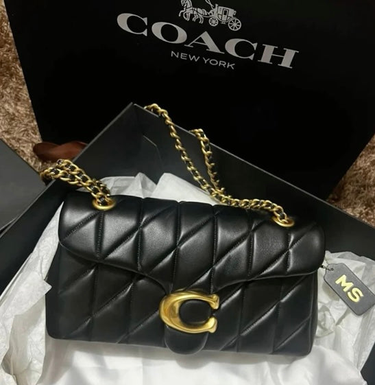 Coach Quilted Handbag with Brand Box