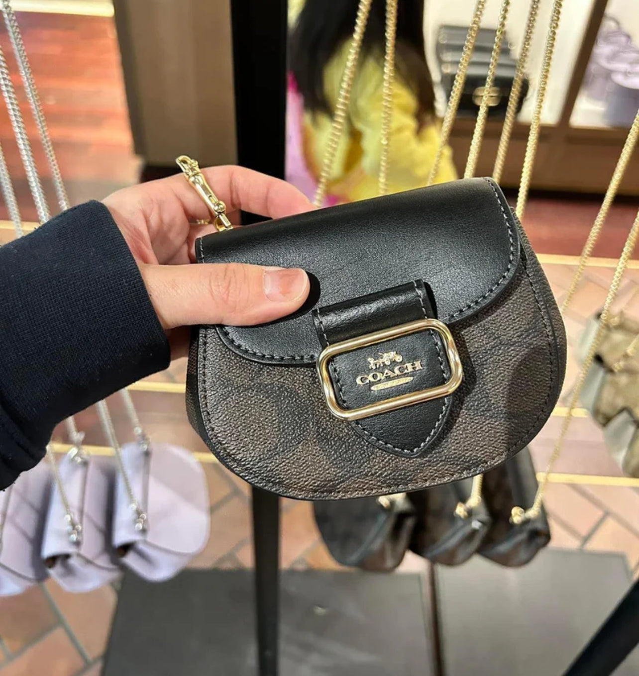 COACH Morgan Card Case with Brand Box & Dust Bag