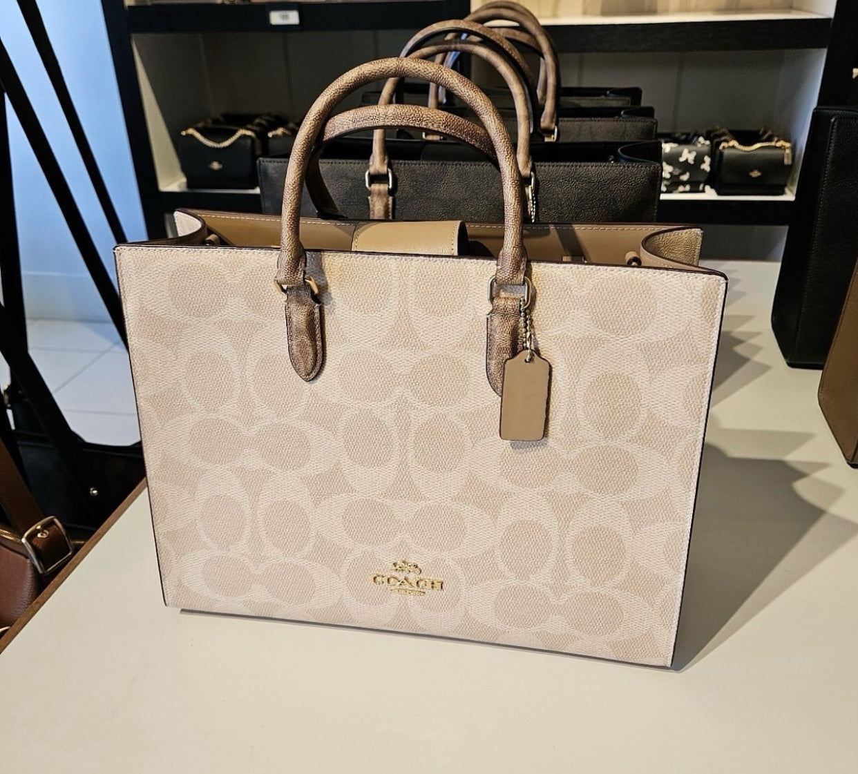 Coach Maggie Tote Bag with Brand Box