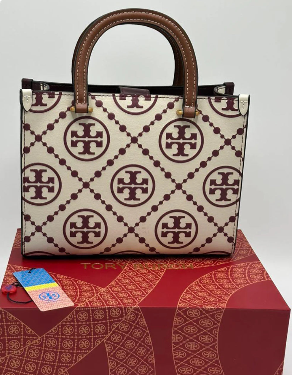 Tory Burch Medium Tote Bag with Brand Box