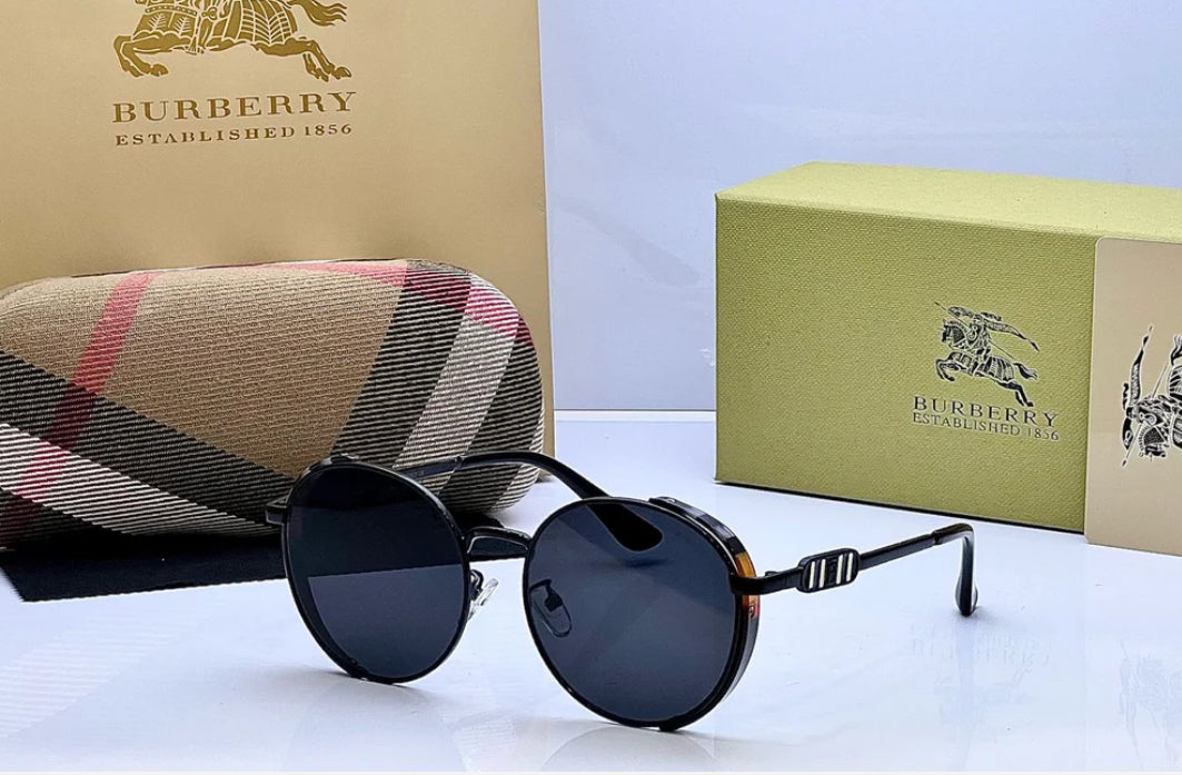 Burberry Metal Frame Sunglasses with Box