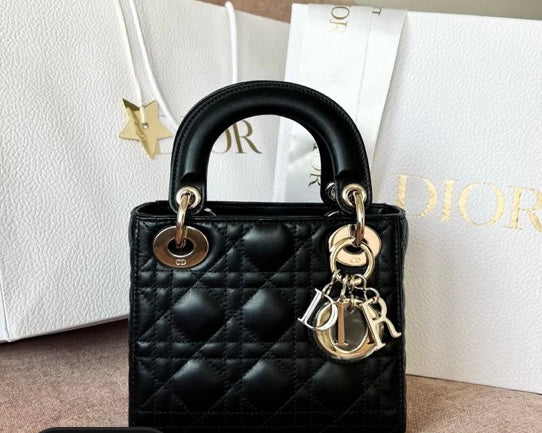 Lady Dior Bag with Brand Box & Dust Bag