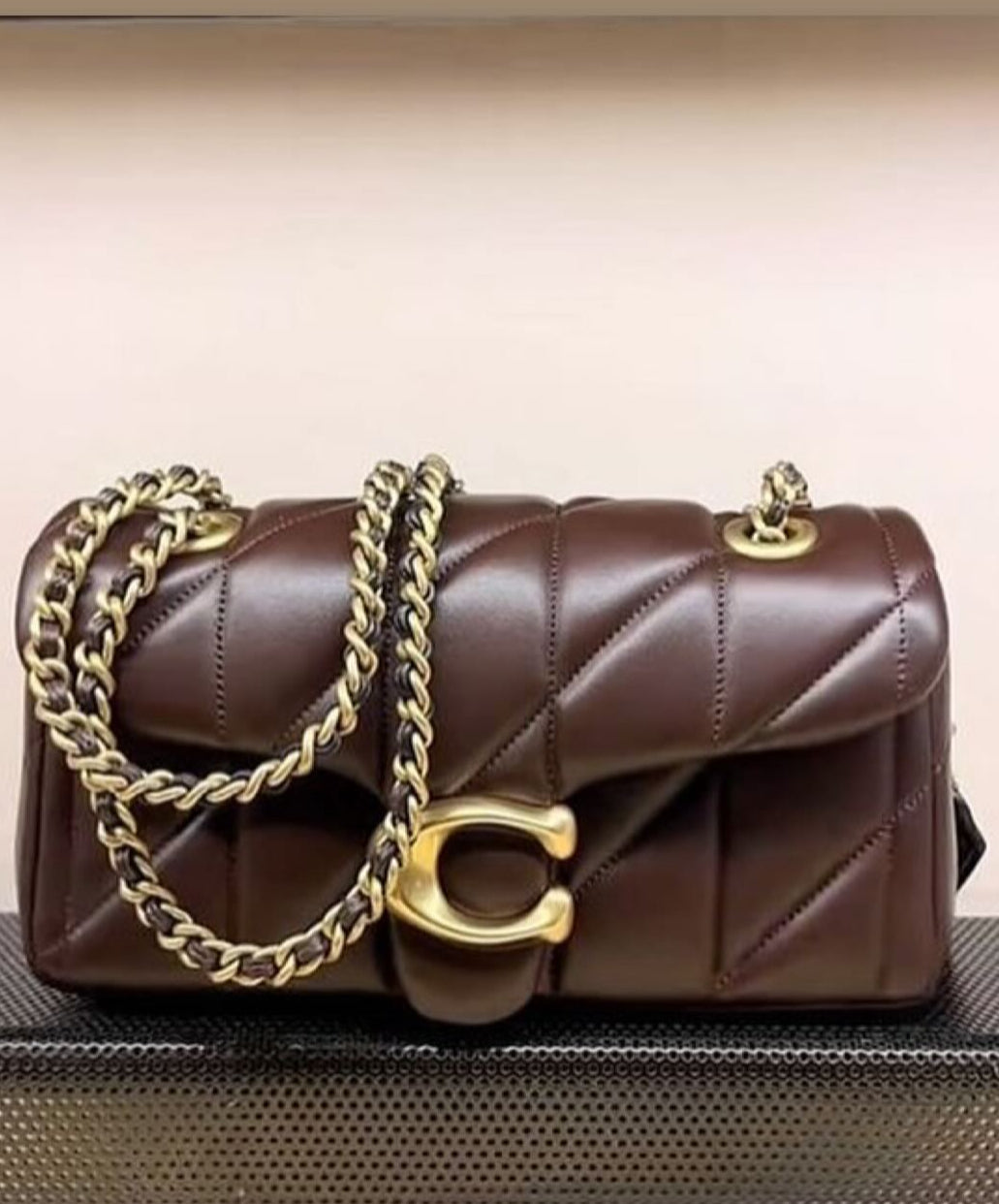 Coach Quilted Tabby with Brand Box