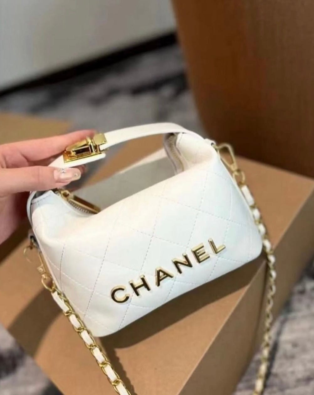 CHANEL Sling Bag with Brand Box