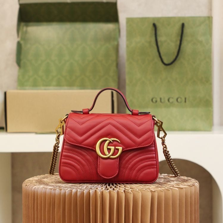 Gucci Marmont Mini Bag with Brand Box