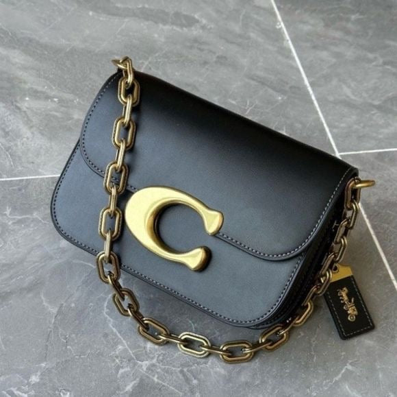 Coach Idol Shoulder Bag with Brand Box same  original Leather