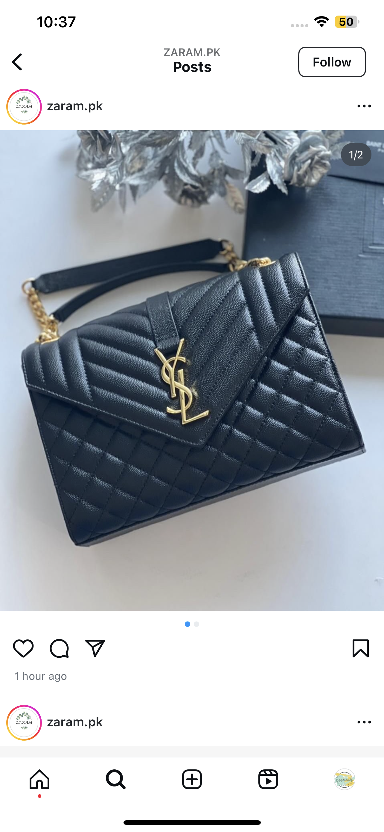 YSL Cassandra with Brand Box
