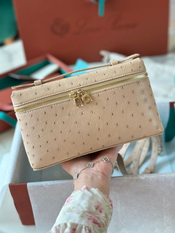 Loro Piana Ostrich Leather with Brand Box