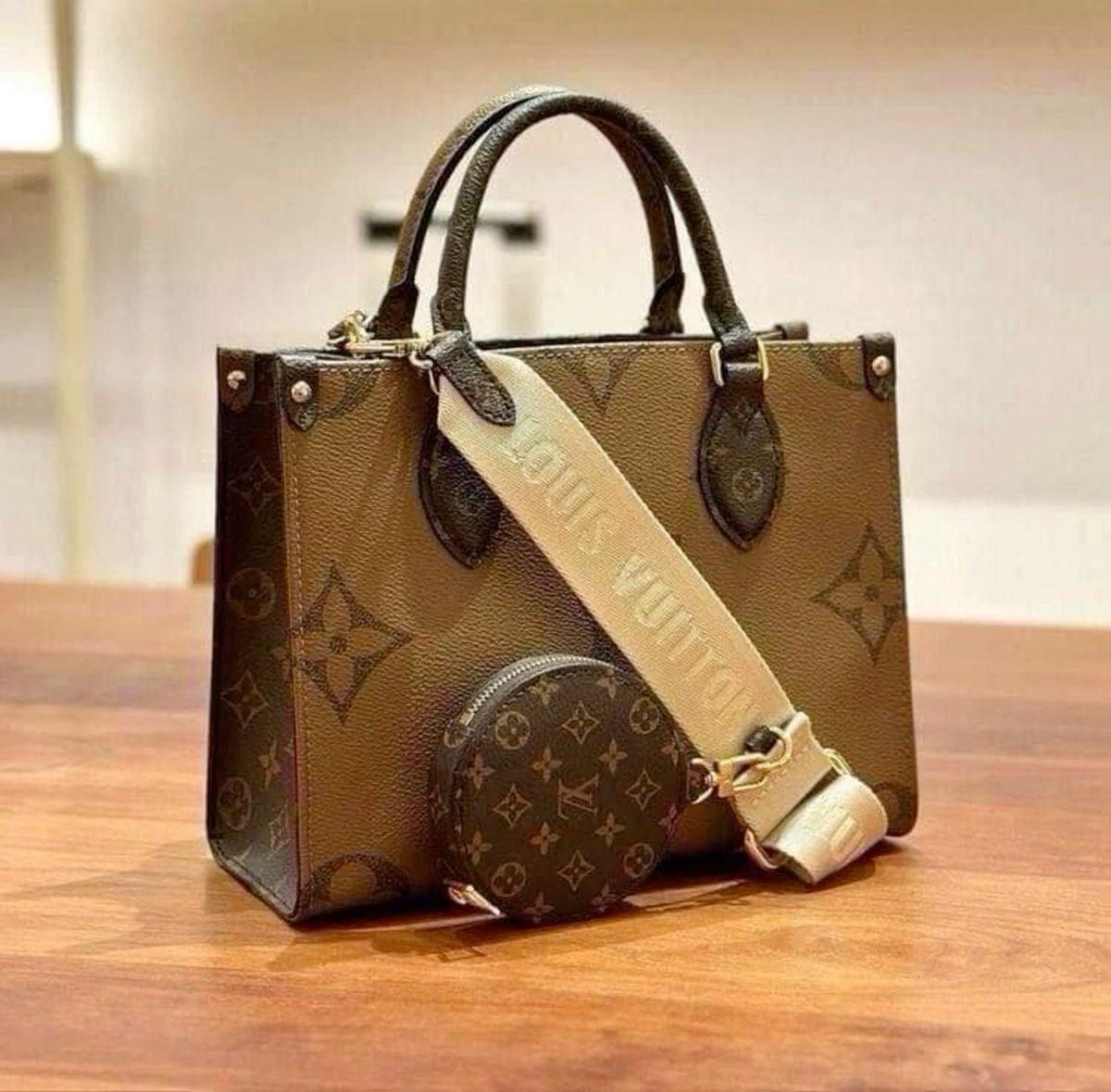 LV OnTheGo PM Bag with Brand Box