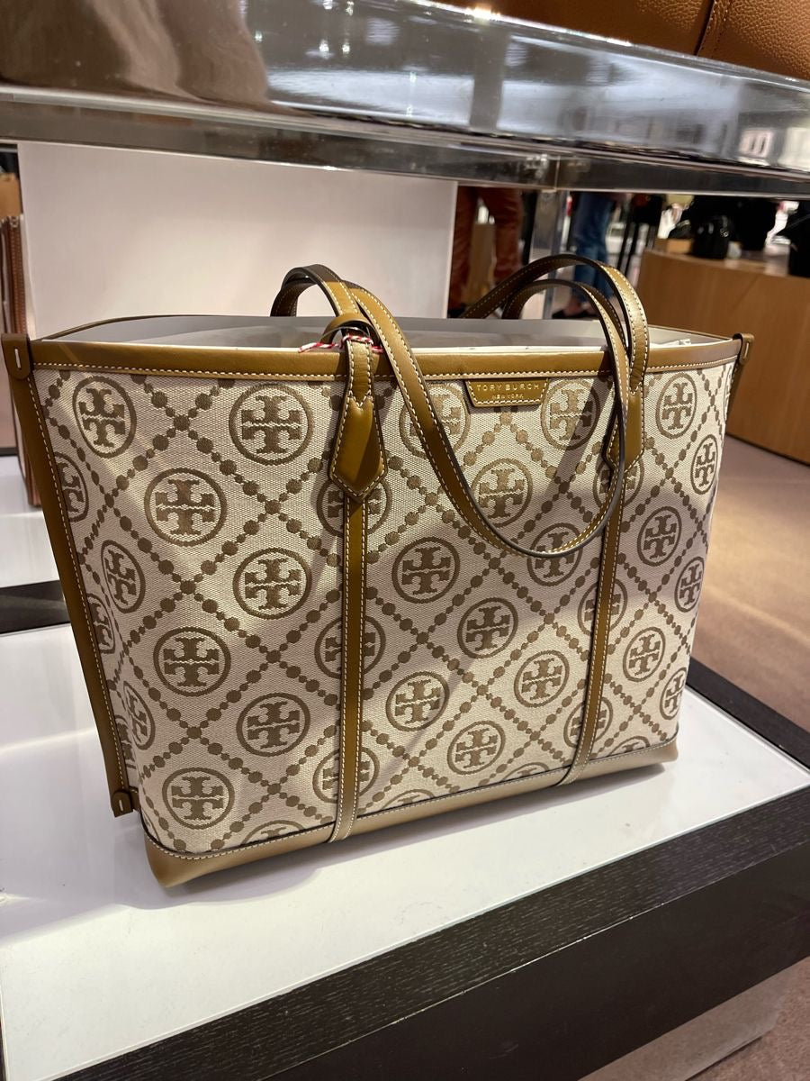Tory Burch T Monogram Tote Bag