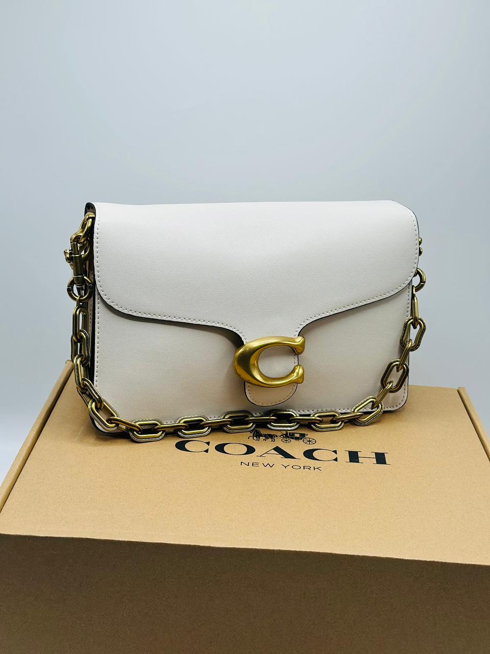 Coach Chain Tabby High Quality Bag with Brand Box