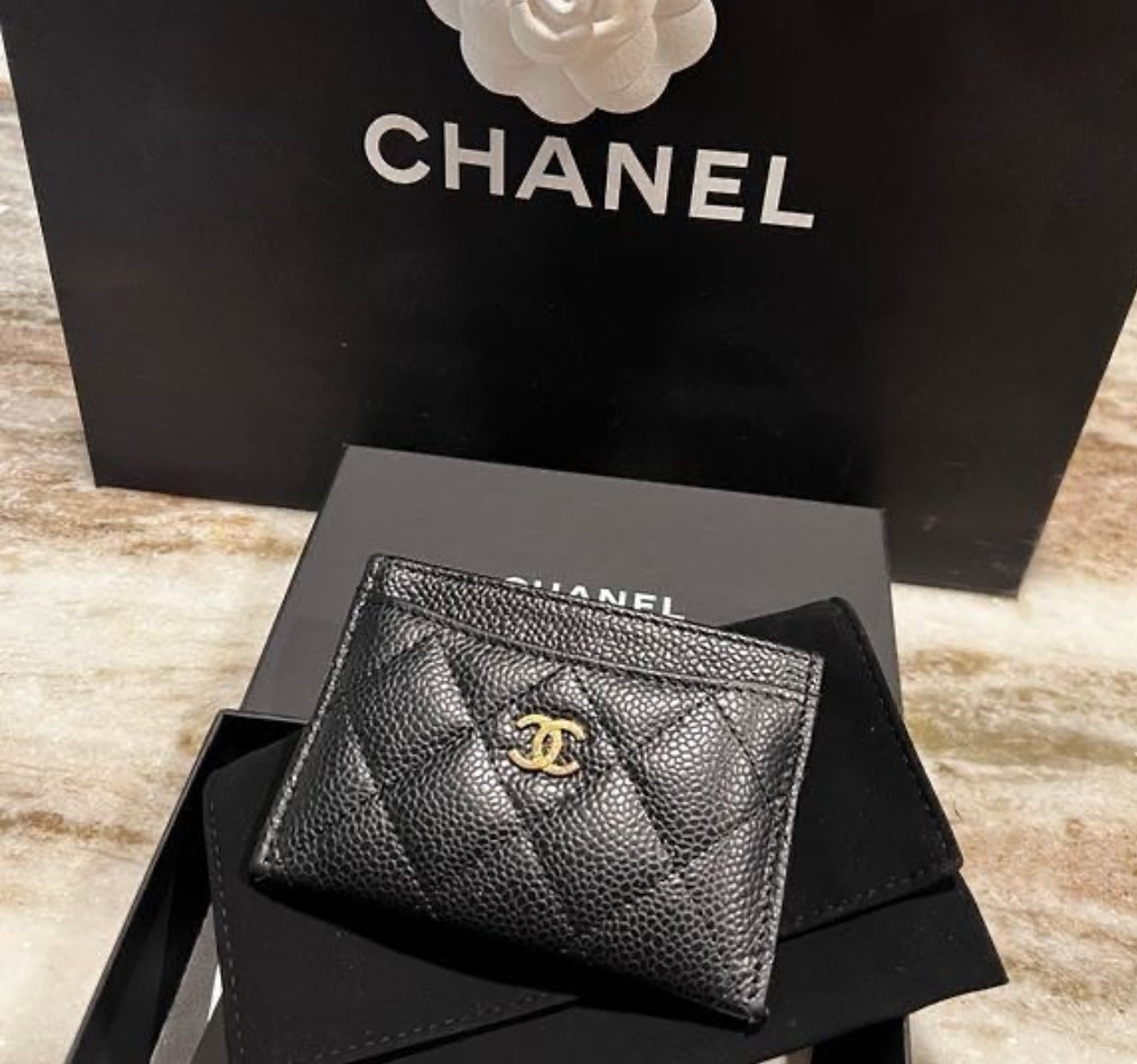 Chanel Cardholder with Brand Box