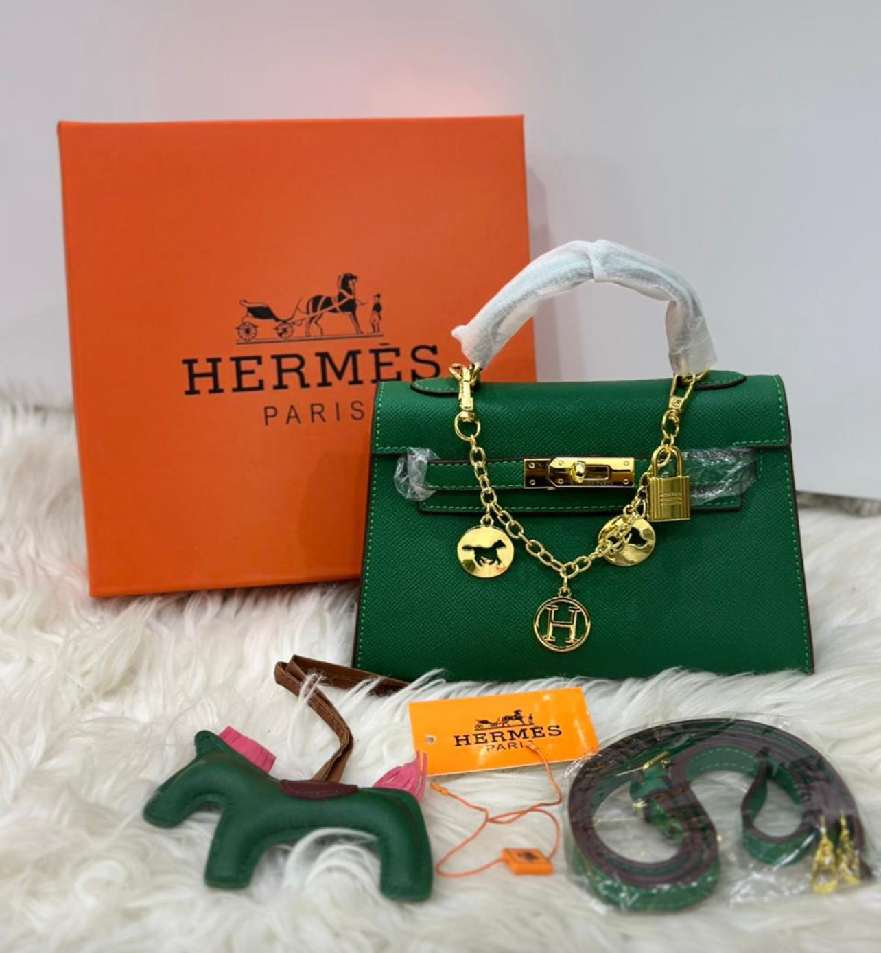 Hermes Kelly with Brand Box