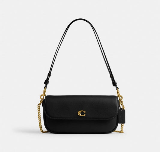 Coach Brook Flap Chain Bag with Brand Box