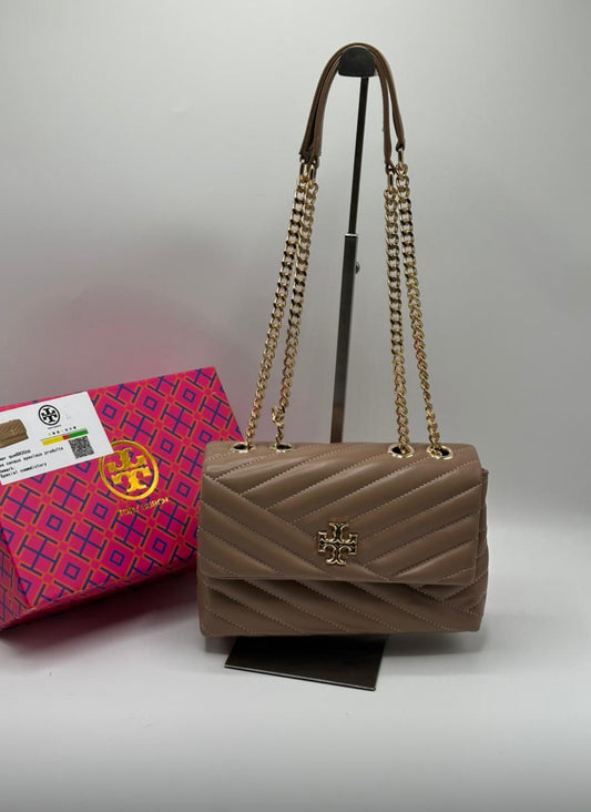 Tory Burch Chevron Chain Bag with Brand Box