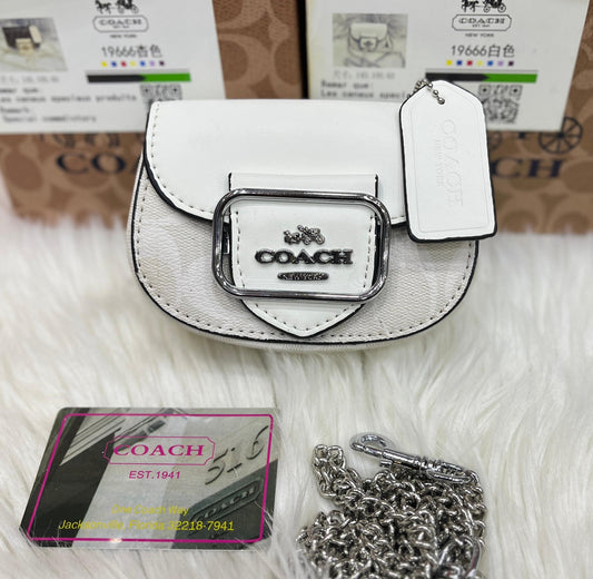 COACH Morgan Card Case with Brand Box & Dust Bag
