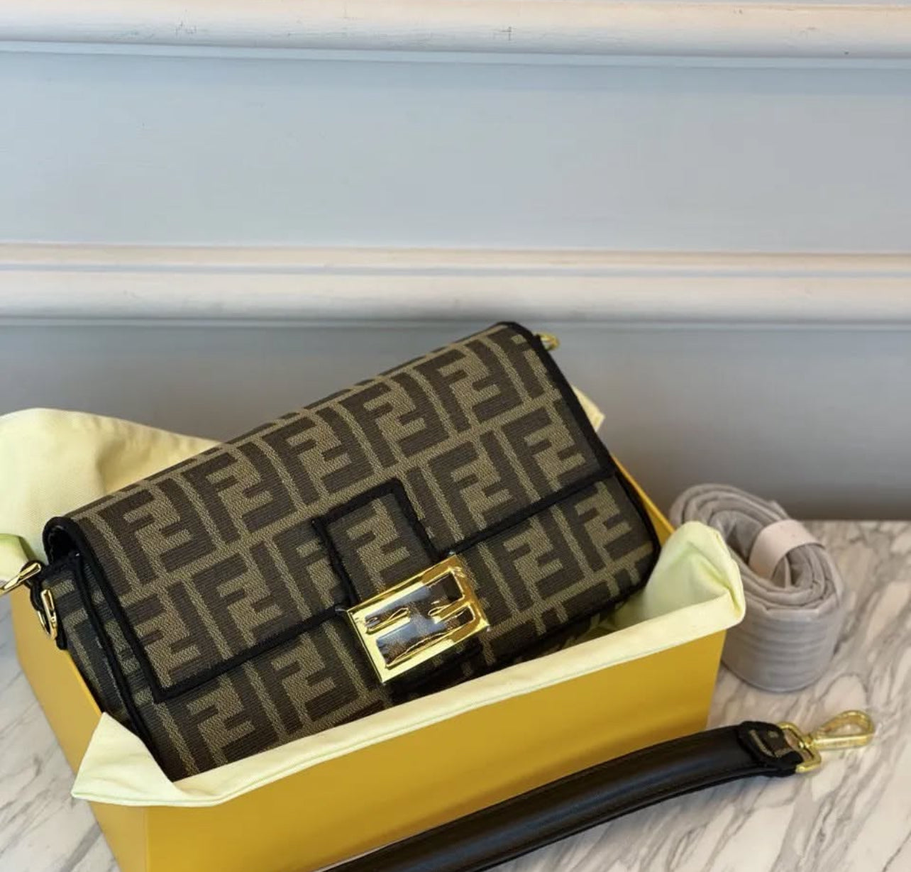 Fendi Baguette Bag with Brand Box