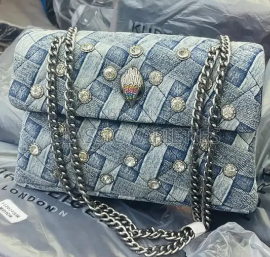 Kurt Geiger denim Kensington Bag