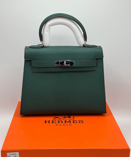 HERMES Kelly Silver Hardware with Brand Box