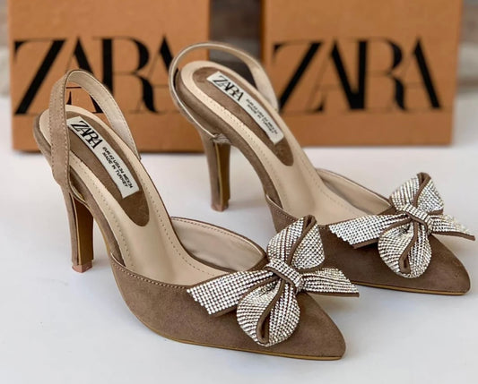 Imported Zara Bow Heels