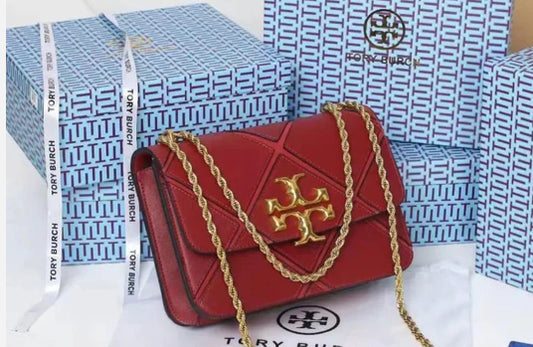 Tory Burch Eleanor Quilted Convertible Bag with Brand Box