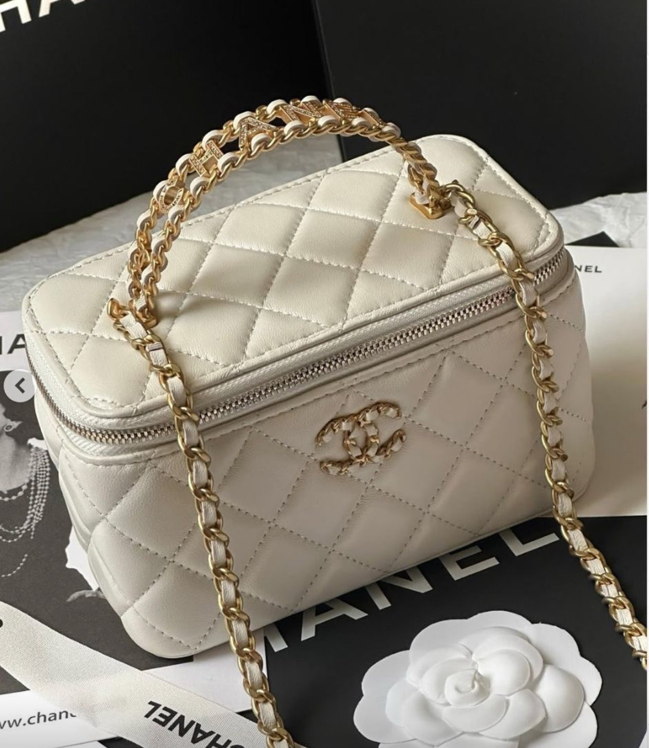 CHANEL Vanity with Brand Box