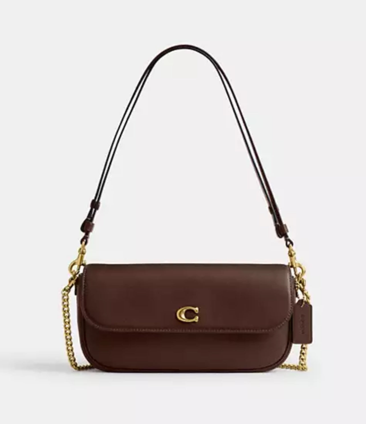 Coach Brook Flap Chain Bag with Brand Box