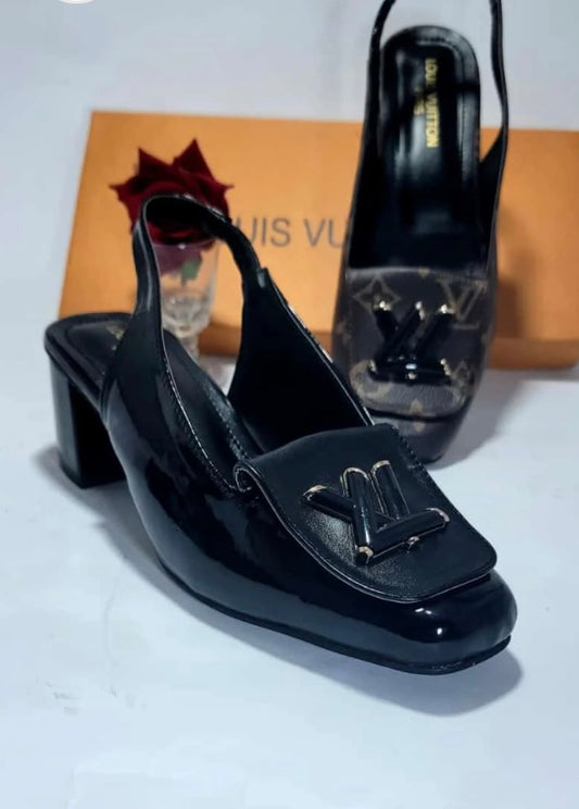 Imported LOUIS VIUTTON Block Heel