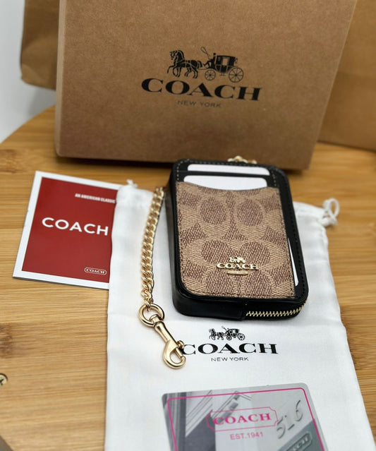 Coach Cardholder with Brand Box & Dust Bag