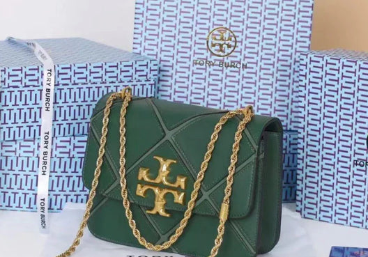 Tory Burch Eleanor Quilted Convertible Bag with Brand Box