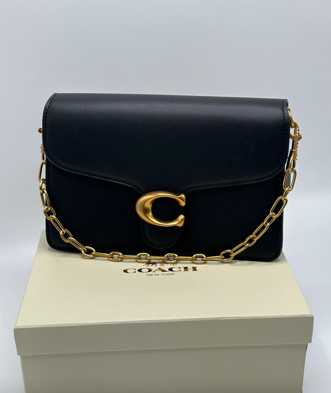 Coach Chain Tabby Shoulder Bag with Brand Box