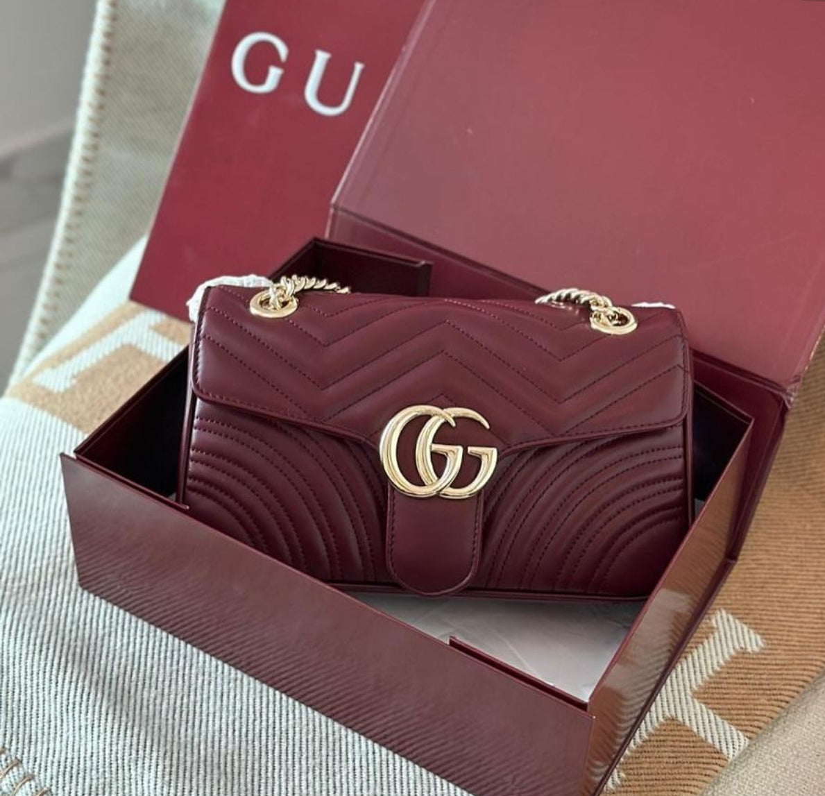 Gucci Marmont bag with Brand Box