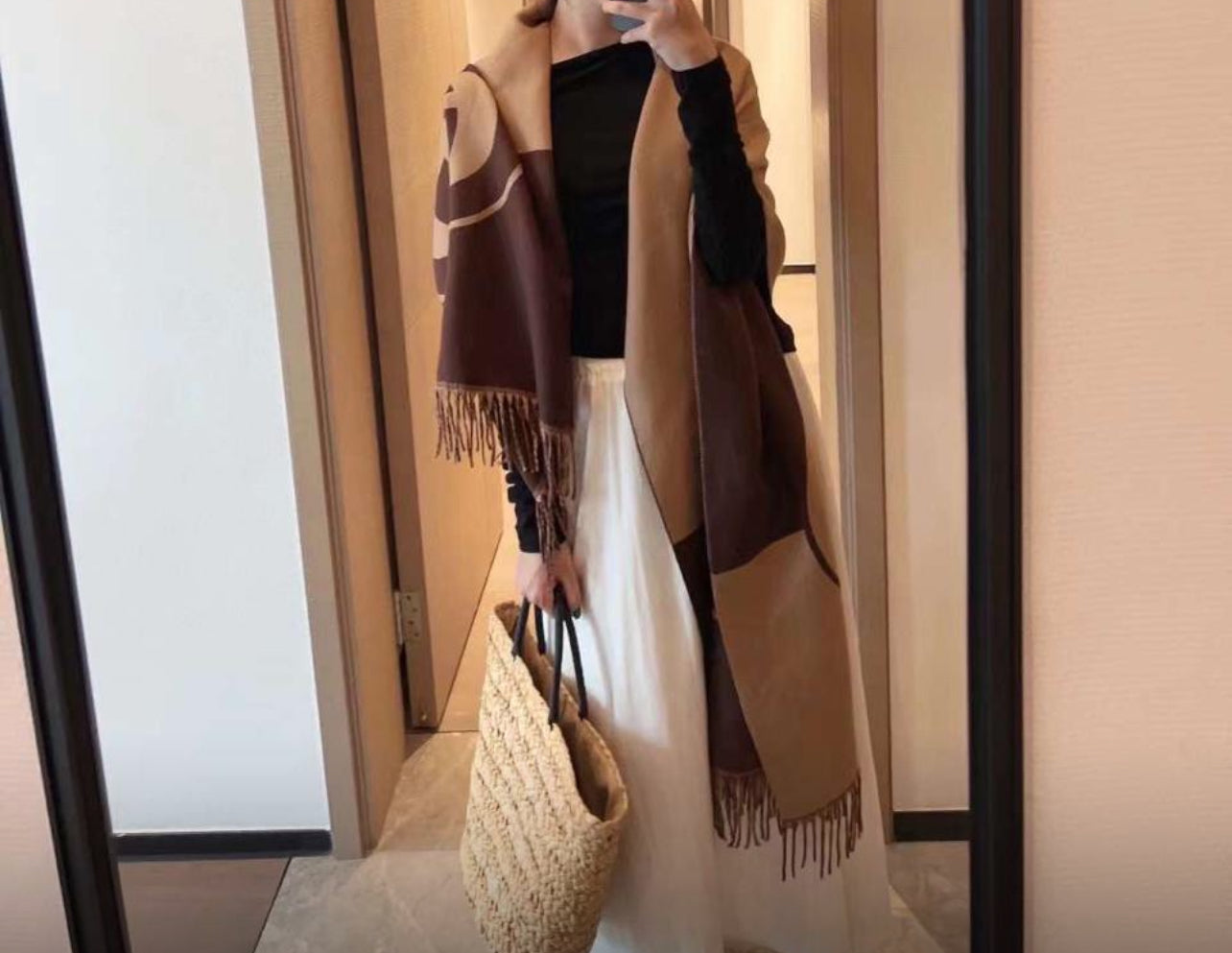 Gucci Woolen Shawl with Brand Box