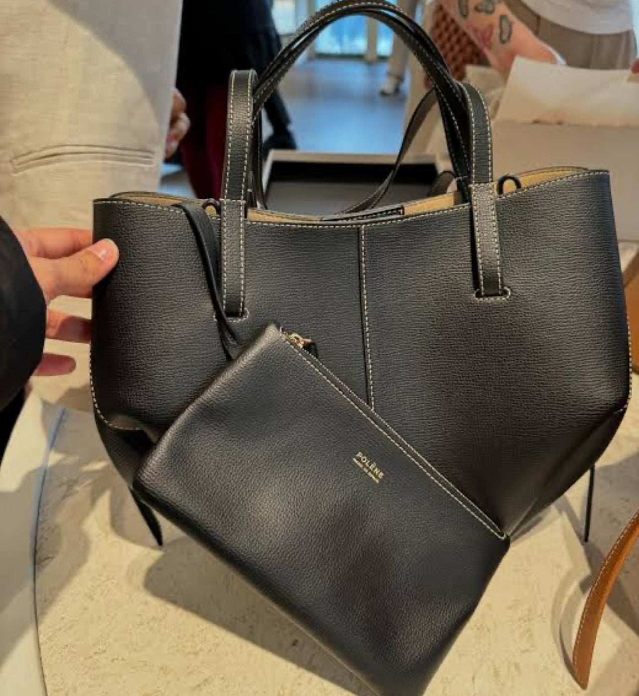 Polene Cyme Tote Bag