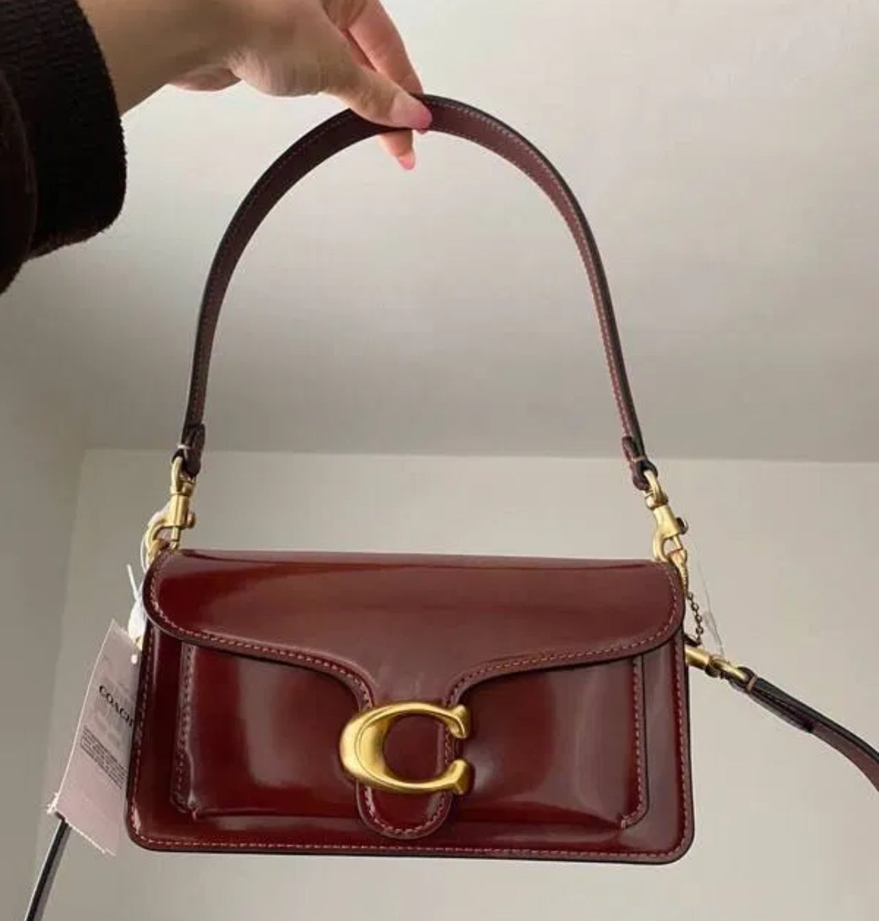 Coach Tabby 20 Patent Leather with Brand Box