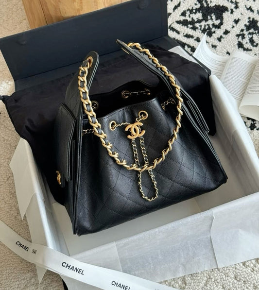 CHANEL 25 Hobo with Complete Packaging