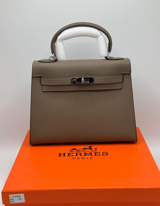 HERMES Kelly Silver Hardware with Brand Box