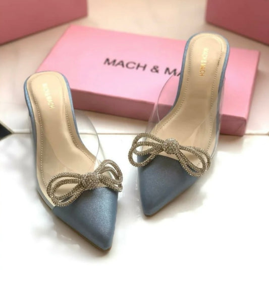 Imported Mach & Mach Heels-blue