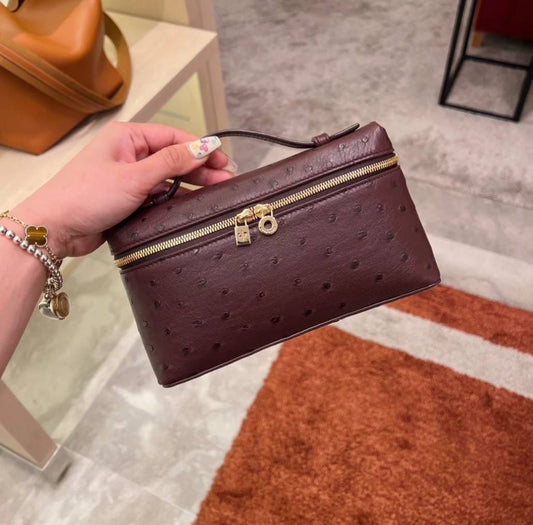 Loro Piana Ostrich Leather with Brand Box