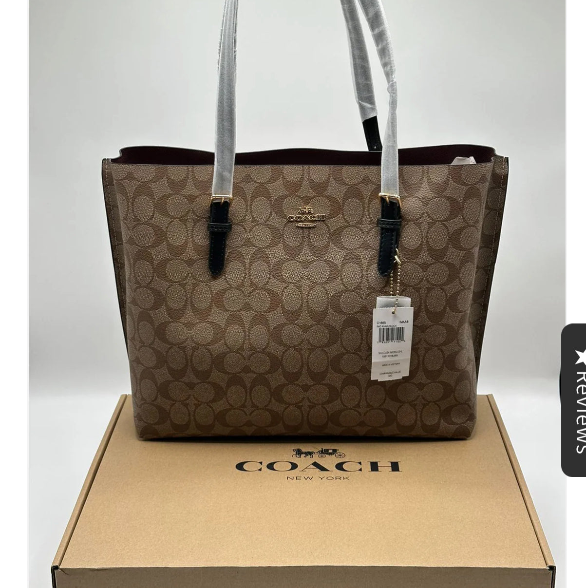 Coach Tote Bag with Brand Box