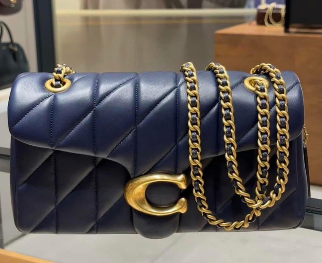 Coach Quilted Handbag with Brand Box