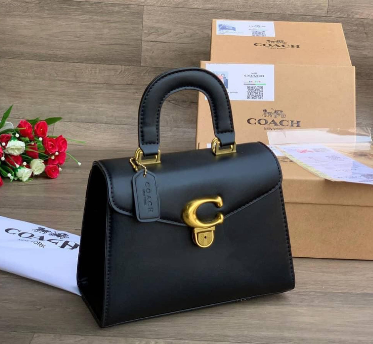 Coach Sammy Top Handle with Brand Box