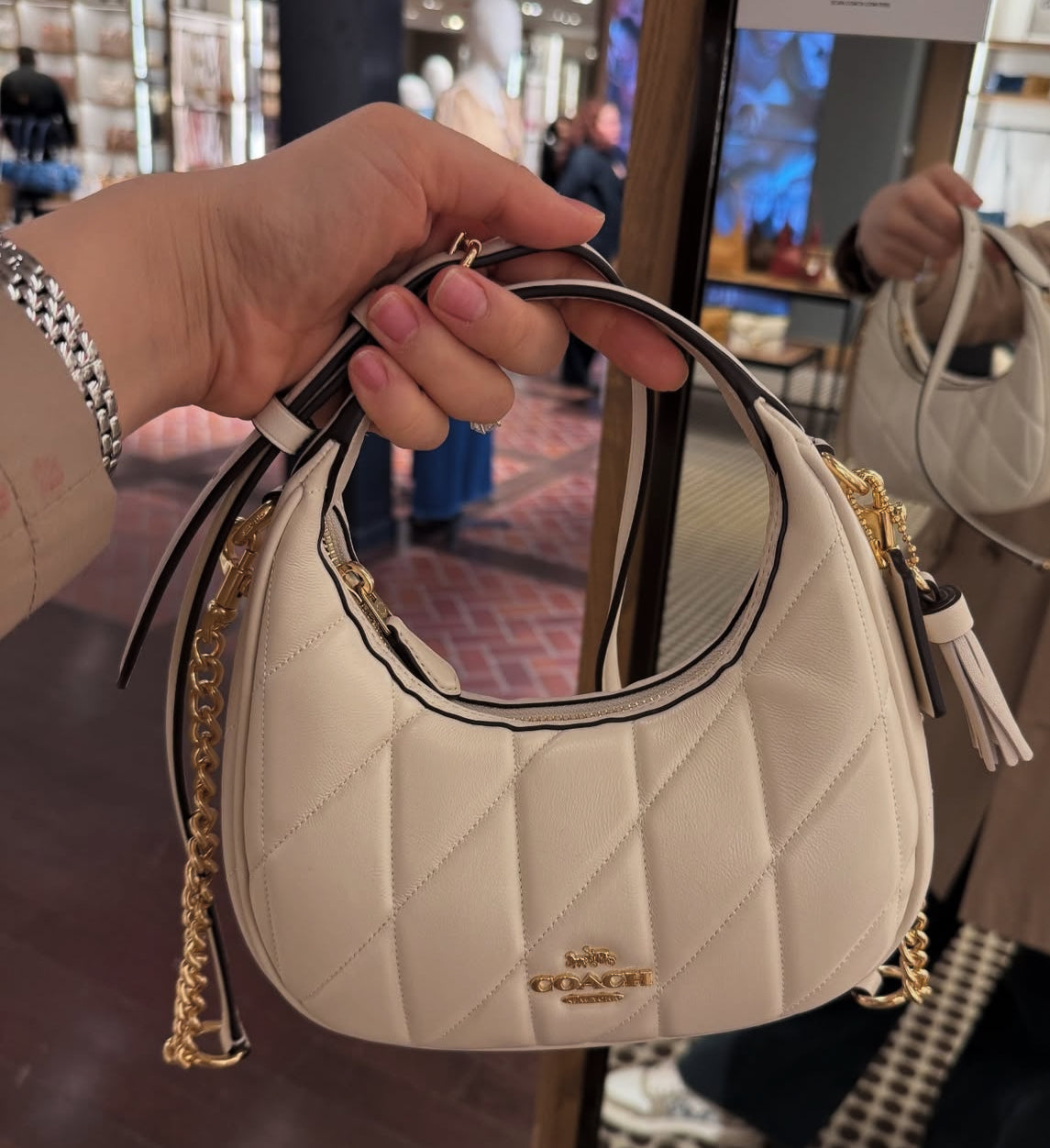 Coach Carmen Crossbody Quilting with Brand Box