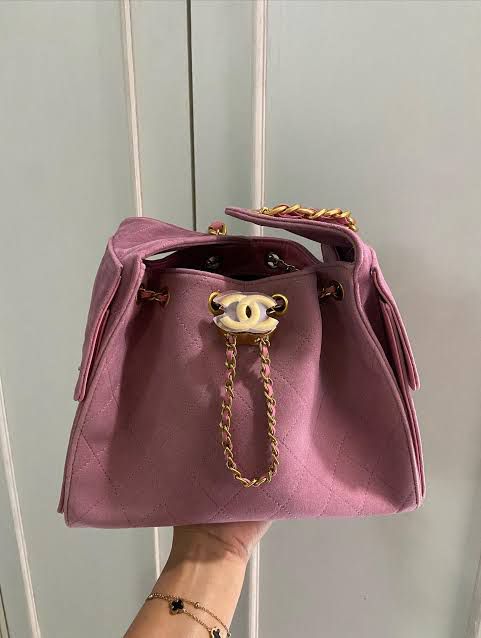 CHANEL 25 Hobo Small in Suede with Complete Packaging